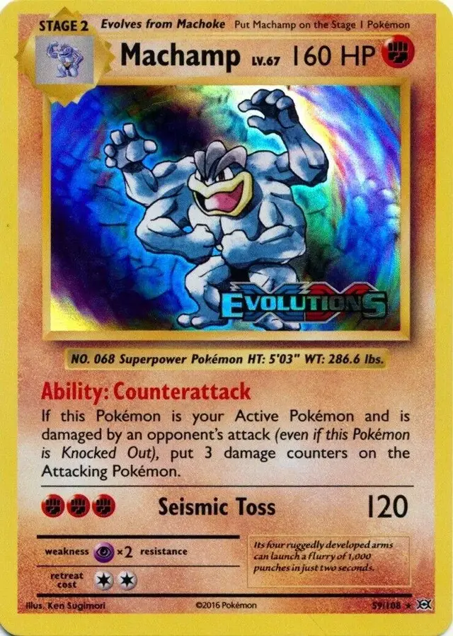 Machamp [Prerelease] - Pokemon Evolutions #59