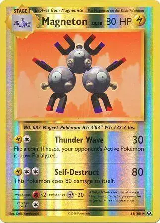 Magneton [Reverse Holo] - Pokemon Evolutions #38