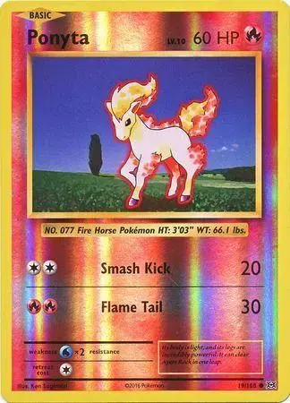 Ponyta [Reverse Holo] - Pokemon Evolutions #19