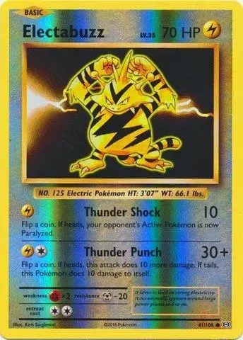 Electabuzz [Reverse Holo] - Pokemon Evolutions #41