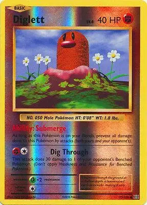 Diglett [Reverse Holo] - Pokemon Evolutions #55