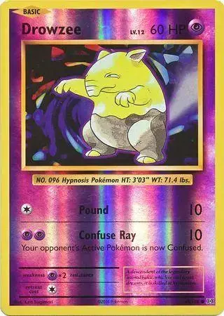 Drowzee [Reverse Holo] - Pokemon Evolutions #49