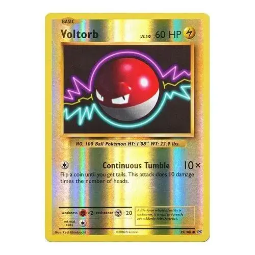 Voltorb [Reverse Holo] - Pokemon Evolutions #39