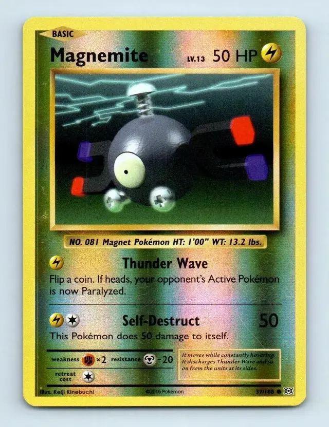 Magnemite [Reverse Holo] - Pokemon Evolutions #37