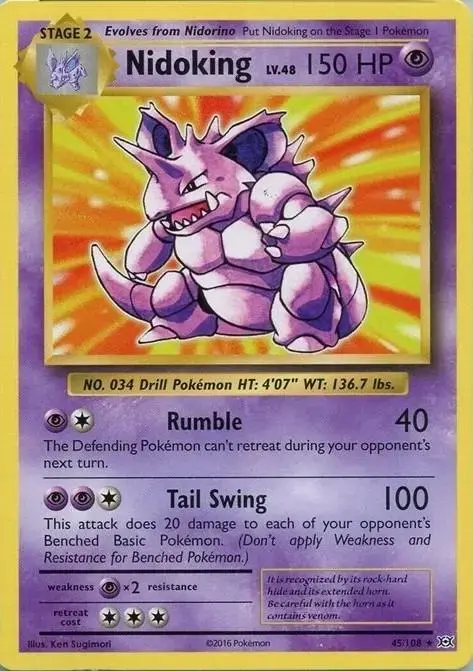 Nidoking [Prerelease] - Pokemon Evolutions #45