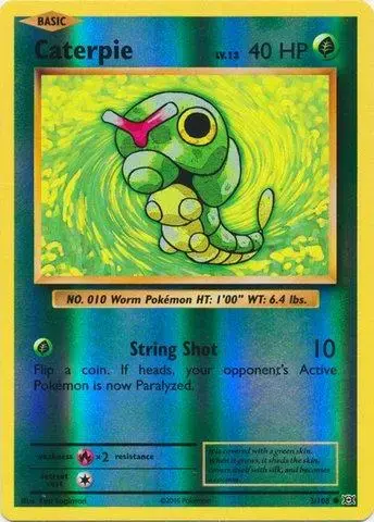 Caterpie [Reverse Holo] - Pokemon Evolutions #3