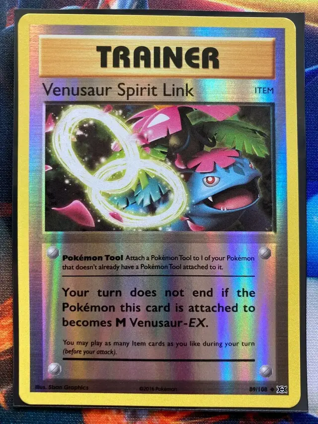 Venusaur Spirit Link [Reverse Holo] - Pokemon Evolutions #89