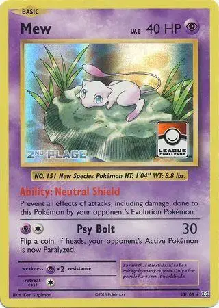 Mew [2nd Place League] - Pokemon Evolutions #53
