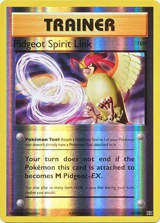 Pidgeot Spirit Link [Reverse Holo] - Pokemon Evolutions #81