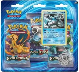 3 Pack Blister [Black Kyurem] - Pokemon Evolutions