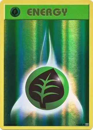 Grass Energy [Reverse Holo] - Pokemon Evolutions #91