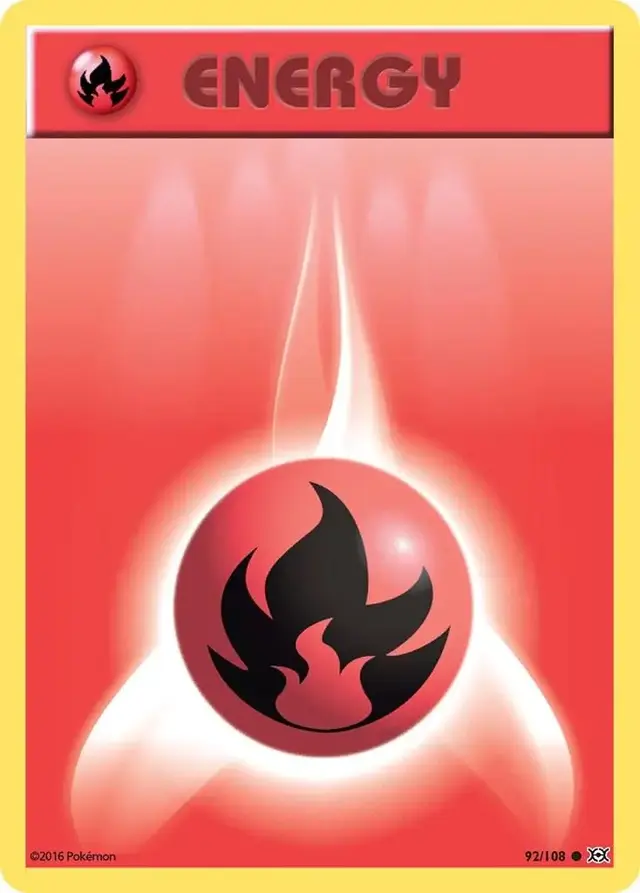 Fire Energy - Pokemon Evolutions #92