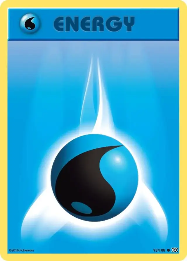 Water Energy - Pokemon Evolutions #93