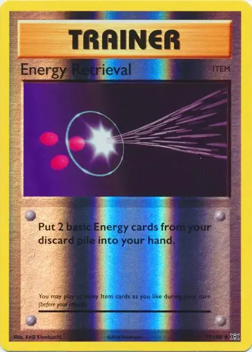 Energy Retrieval [Reverse Holo] - Pokemon Evolutions #77