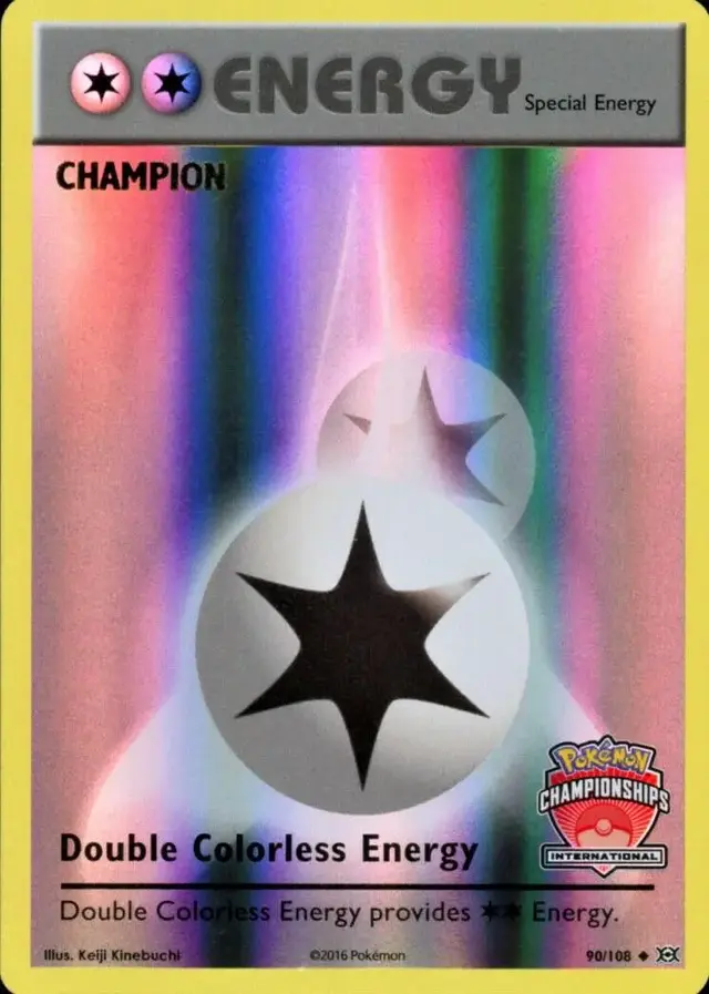 Double Colorless Energy [International Championships] - Pokemon Evolutions #90