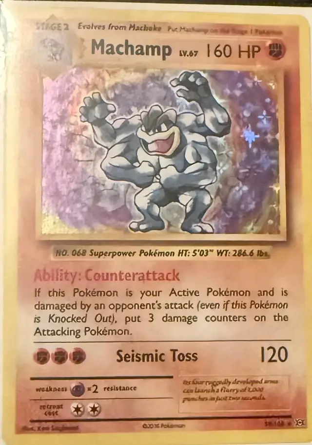 Machamp [Holo] - Pokemon Evolutions #59