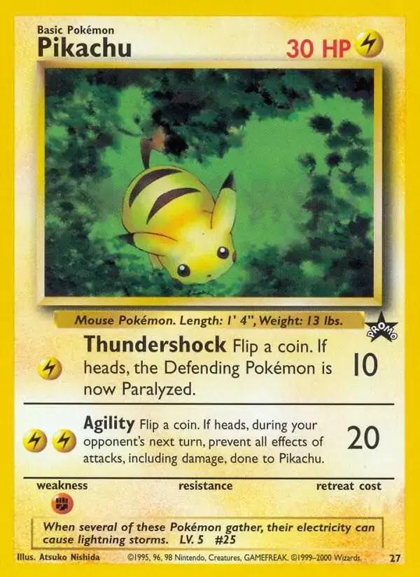 Pikachu - Pokemon WoTC Promos #27