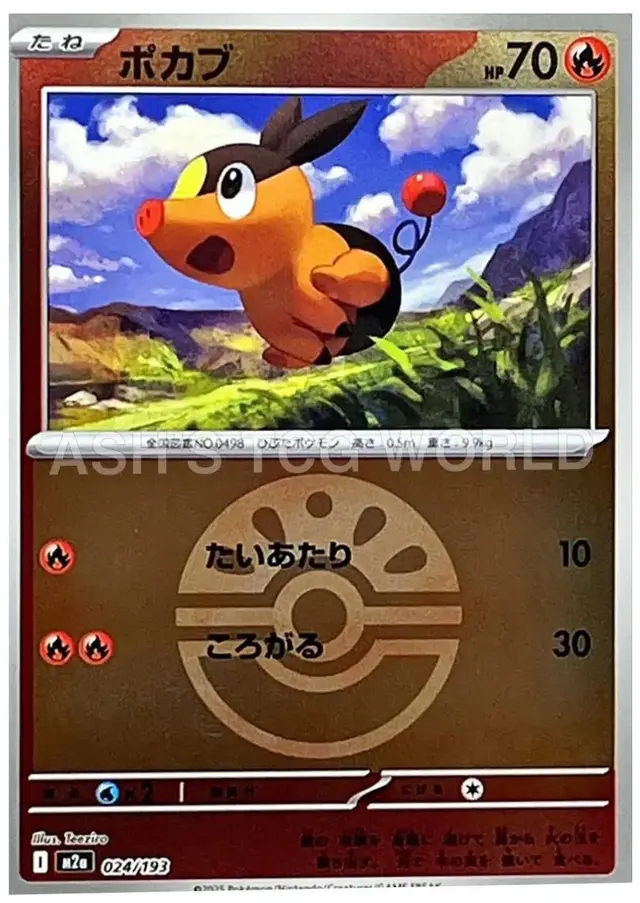 Tepig [Ball] - Pokemon Japanese Mega Dream Ex #24