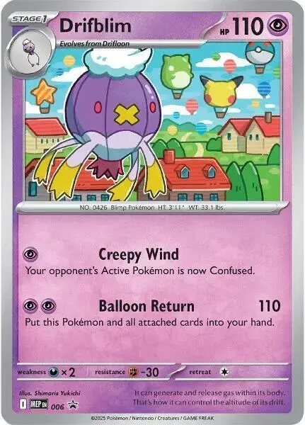 Drifblim - Pokemon Mega Evolution Promos #6