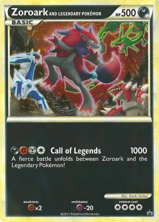 Zoroark & Legendary Pokemon [Jumbo] #World of Illusions Box Promo