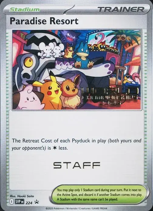 Paradise Resort [World Championships 2025 Staff] - Pokemon Tournament Promos #224