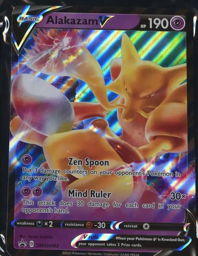 Alakazam V [Jumbo] - Pokemon Jumbo Cards #83
