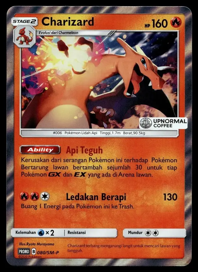 Charizard #80/SM-P - Pokemon Japanese Sun & Moon Promos #80
