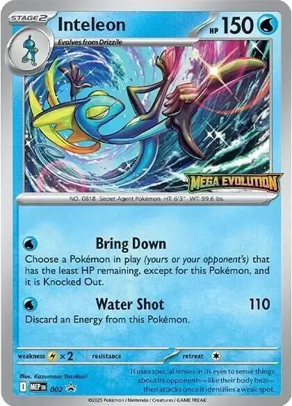 Inteleon - Pokemon Mega Evolution Promos #2