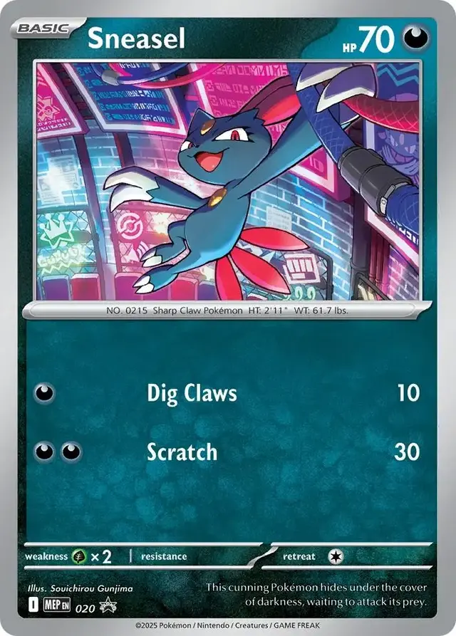 Sneasel - Pokemon Mega Evolution Promos #20