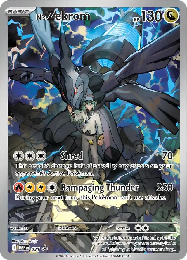 N's Zekrom - Pokemon Mega Evolution Promos #31