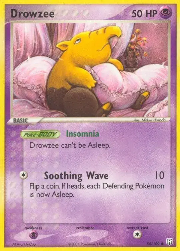 Drowzee - Pokemon Team Rocket Returns #54