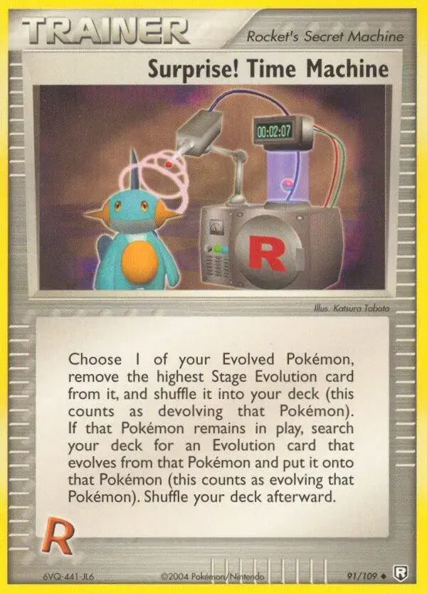 Surprise! Time Machine - Pokemon Team Rocket Returns #91