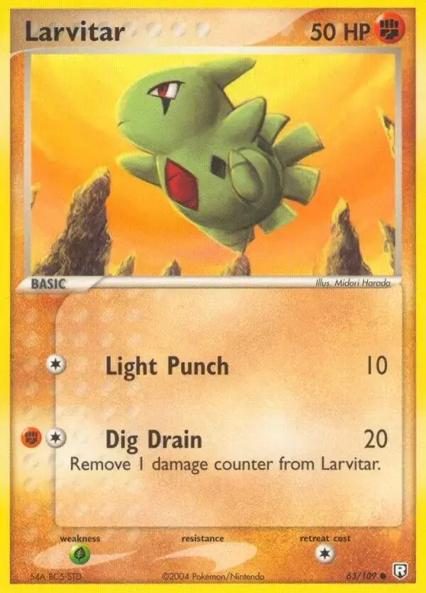 Larvitar - Pokemon Team Rocket Returns #63