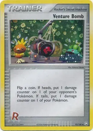 Venture Bomb [Reverse Holo] - Pokemon Team Rocket Returns #93