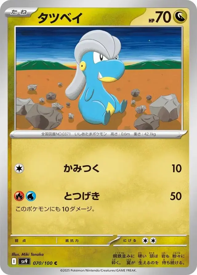 Bagon - Pokemon Japanese Battle Partners #70