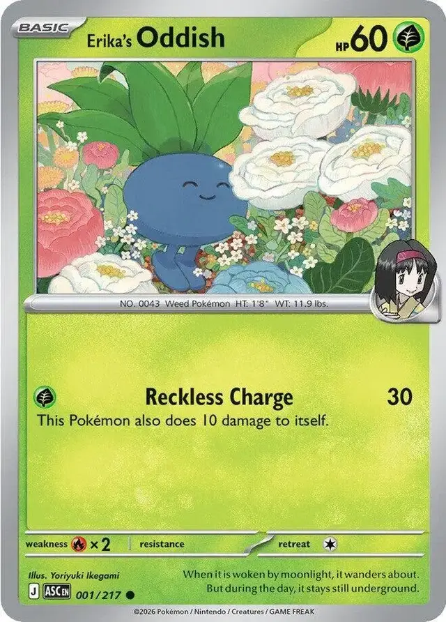 Erika's Oddish - Pokemon Ascended Heroes #1