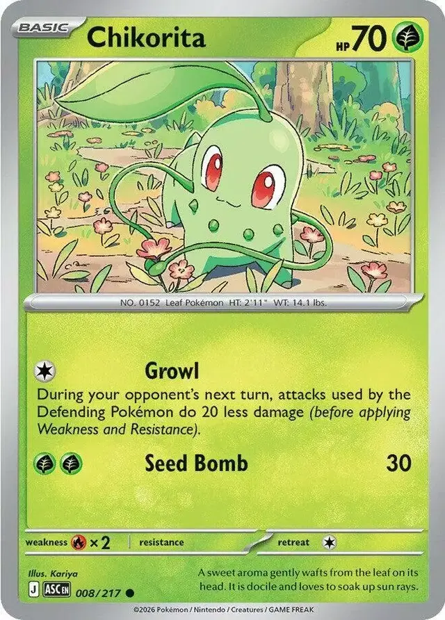 Chikorita - Pokemon Ascended Heroes #8