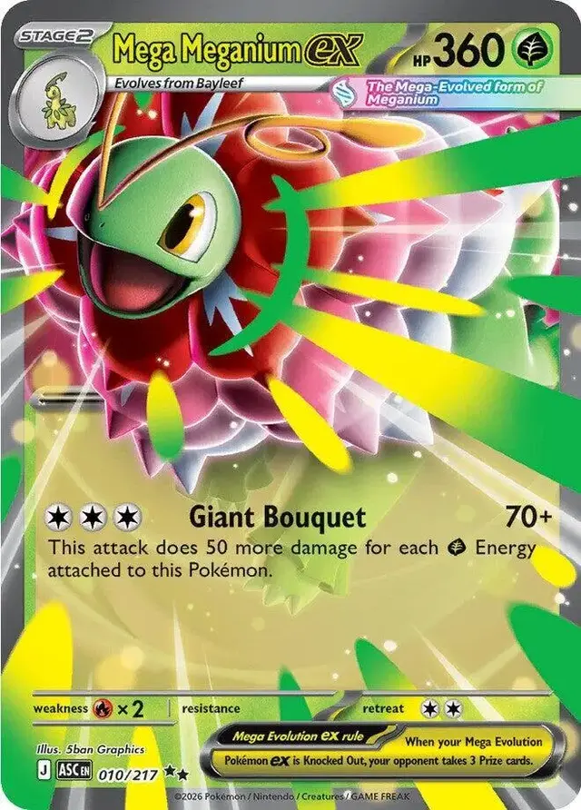 Mega Meganium ex - Pokemon Ascended Heroes #10