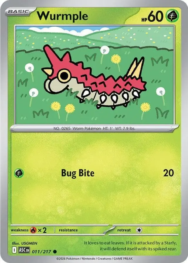 Wurmple - Pokemon Ascended Heroes #11