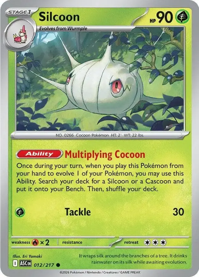 Silcoon - Pokemon Ascended Heroes #12