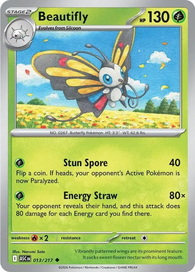 Beautifly - Pokemon Ascended Heroes #13