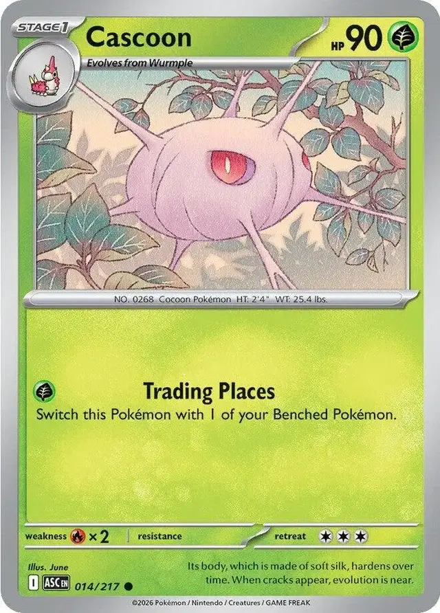 Cascoon - Pokemon Ascended Heroes #14