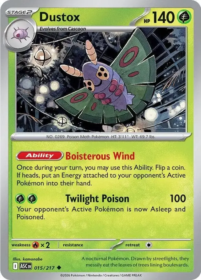 Dustox - Pokemon Ascended Heroes #15