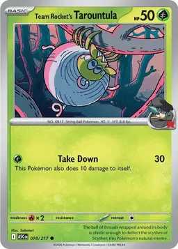 Team Rocket's Tarountula - Pokemon Ascended Heroes