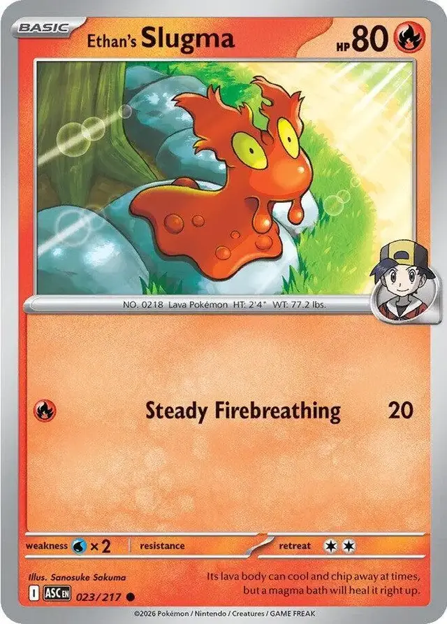 Ethan's Slugma - Pokemon Ascended Heroes #23