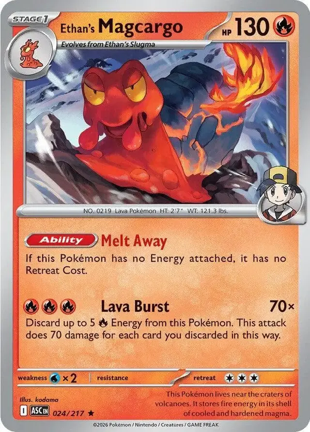 Ethan's Magcargo - Pokemon Ascended Heroes #24