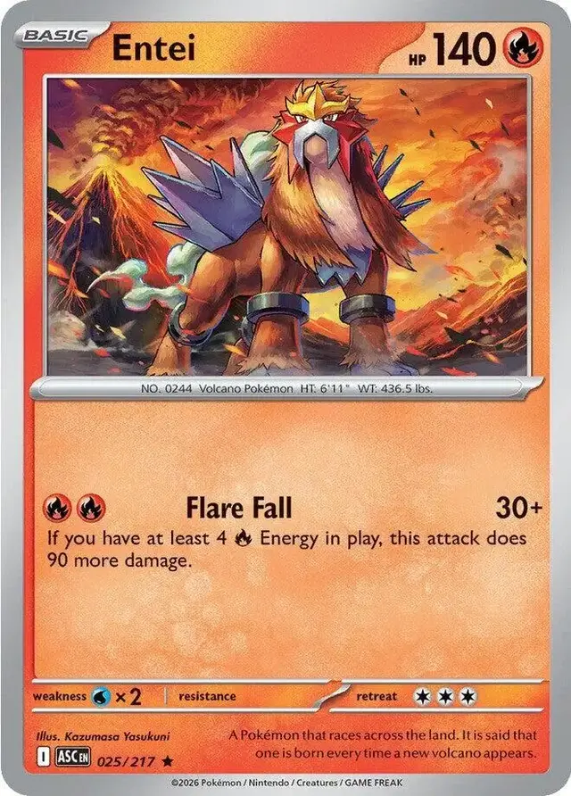 Entei - Pokemon Ascended Heroes #25