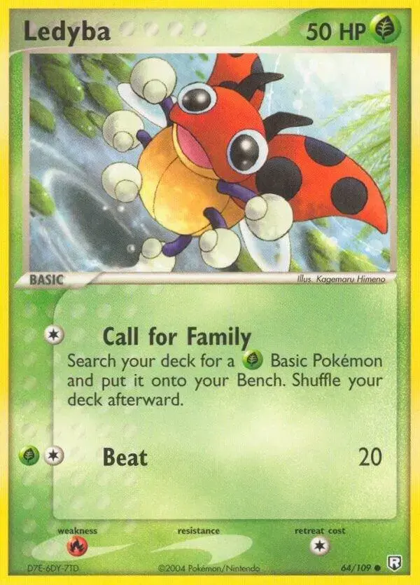 Ledyba - Pokemon Team Rocket Returns #64