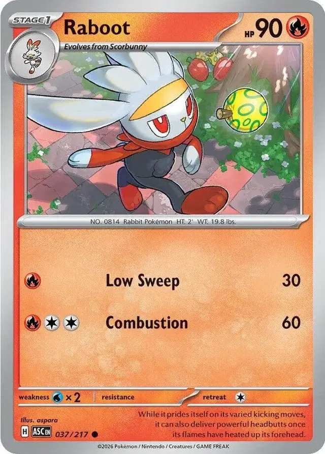 Raboot - Pokemon Ascended Heroes #37