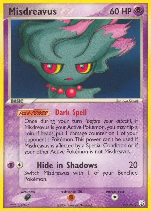 Misdreavus - Pokemon Team Rocket Returns #25